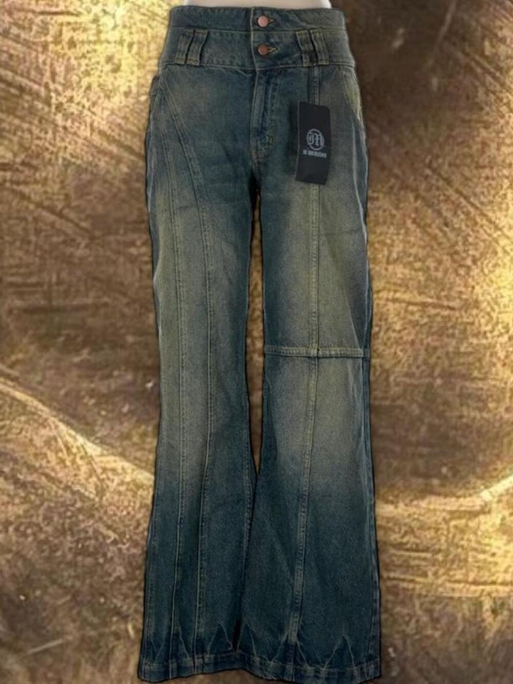 M MANSION streetwear denim jeans ⭐️ coolest baggy loose wide leg jeans